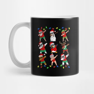 Dabbing Santa And Friends Christmas In July Xmas Mug